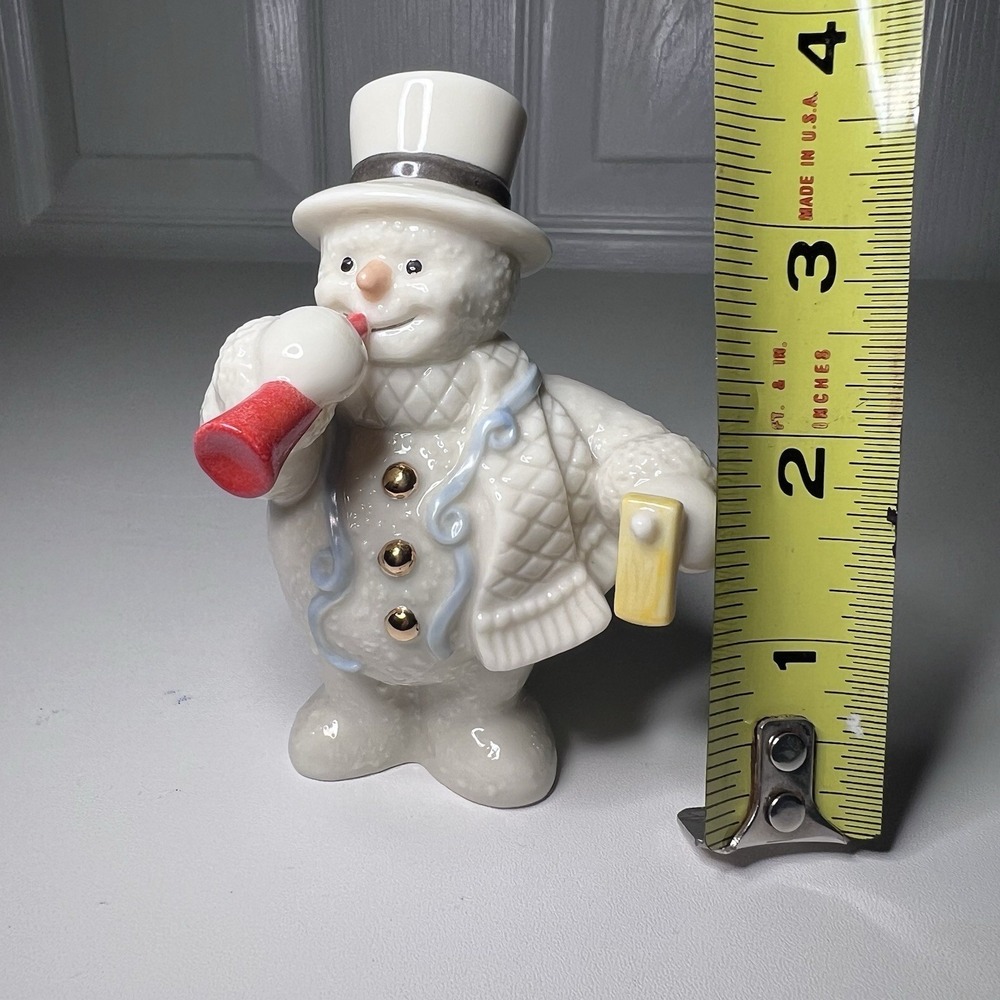 Vintage Lenox January Celebration 12 Months Of Snowman Snowman Figurine 2000s - Picture 6 of 7
